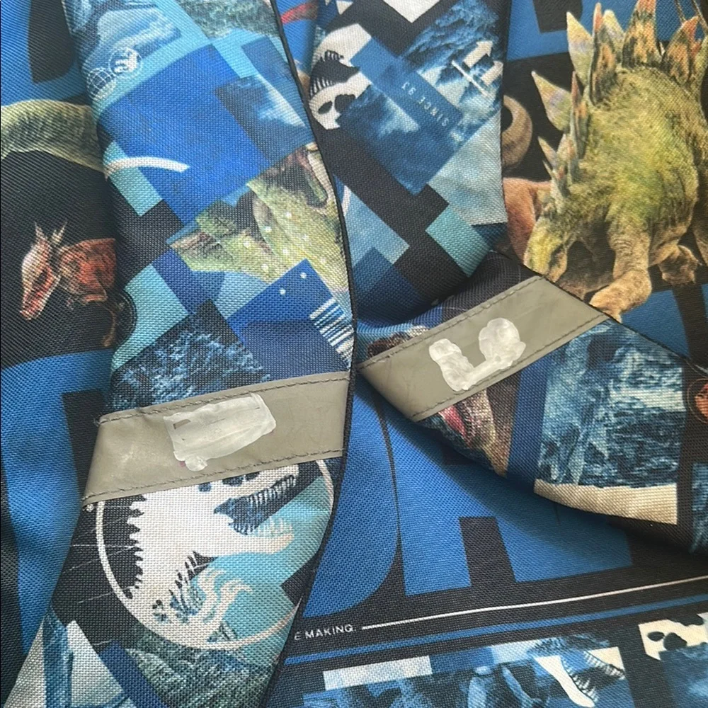 Jurassic World  life finds away backpack Print Backpack with Blue Accents